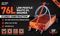 Thumbnail for HORUSDY 76L Low Profile Waste Oil Drainer Mobile Workshop Pump Vehicle 4WD Truck