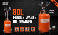 Thumbnail for HORUSDY 80L Pneumatic Waste Oil Drainer Fluid Transfer Tank Air Car Workshop