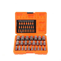 Thumbnail for 25Pc Screw Extractor Set Multi-Spline Easy Out Broken Bolt Remover Tool Hex Head