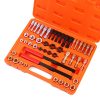 Thumbnail for 48-Pieces SAE and Metric Thread Restorer Kit Fractional Metric Thread Restorer