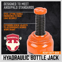 Thumbnail for 10 Ton Hydraulic Bottle Jack w/Safety Valve Car Van Truck Caravan Lift SUV 4WD