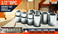 Thumbnail for 8Pc Metric Socket Set 1/2