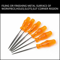 Thumbnail for 6Pc Mini Needle File Set Alloy Strength Steel For Wood Working Carving Craft