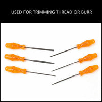 Thumbnail for 6Pc Mini Needle File Set Alloy Strength Steel For Wood Working Carving Craft