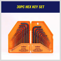 Thumbnail for 31-Piece Hex Key Set with T-Handle, Metric & Imperial Sizes Allen Wrench Set with Storage Case