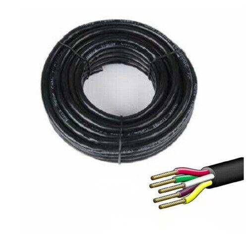 20M X 5 Core Wire Cable Trailer Cable Automotive Boat Caravan Truck Coil V90 PVC