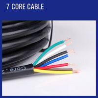 Thumbnail for 10M X 7 Core Wire Cable Trailer Cable Automotive Boat Caravan Truck Coil V90 PVC