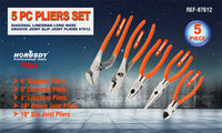 Thumbnail for 5Pc Pliers Set Diagonal Linesman Long Nose Groove Joint Slip Joint Pliers