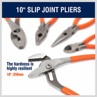 Thumbnail for 5Pc Pliers Set Diagonal Linesman Long Nose Groove Joint Slip Joint Pliers