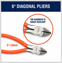 Thumbnail for 5Pc Pliers Set Diagonal Linesman Long Nose Groove Joint Slip Joint Pliers