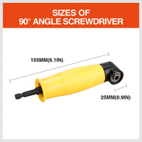 Thumbnail for Right Angle Drill Attachment 90° Degree Drill Adapter 1/4