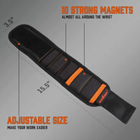 Thumbnail for Magnetic Wristband & Universal Socket Grip 7-19mm Magnets Screws Nails Holder