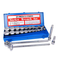 Thumbnail for 27Pc Heavy Duty Socket Wrench Set 3/4