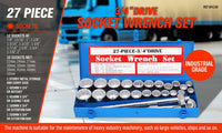 Thumbnail for 27Pc Heavy Duty Socket Wrench Set 3/4