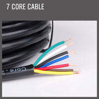 Thumbnail for 30M X 7 Core Wire Cable Trailer Cable Automotive Boat Caravan Truck Coil V90 PVC