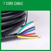 Thumbnail for 20M X 7 Core Wire Cable Trailer Cable Automotive Boat Caravan Truck Coil V90 PVC