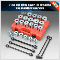 Thumbnail for 27Pc Universal Pull & Press Sleeve Kit Removal Bushing Driver Set Bearings Seal