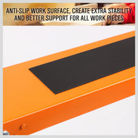 Thumbnail for 2Pc Mastercraft Sawhorse Metal Folding Non-slip Surface Saw Horse 120KG Capacity