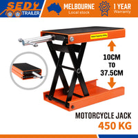 Thumbnail for 205KG Motorcycle Motorbike Lift Jack Motorcycle Stand Hoist Repair Work Bench