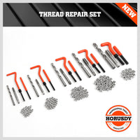 Thumbnail for 131Pc Metric Thread Repair Kit HSS Drill Helicoil Set Heli Coil Tap Insert with Case