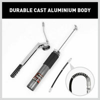 Thumbnail for Heavy Duty 600cc Manual Grease Gun Flexible Hose Coupler 10000PSI Oiling Tools