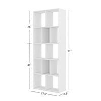 Thumbnail for 12 Cube Storage Organizer Wood Bookcase Cabinet Bookshelf Storage Wall Shelf Organizer Display Stand Home Office