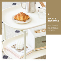 Thumbnail for Movable Modern  Trolley Small Unit Coffee Table Cart Storage Sofa Side Table with Wheels