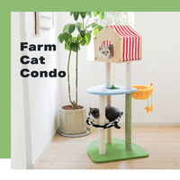 Thumbnail for Farm cat climbing frame cat litter cat scratching post cat tree