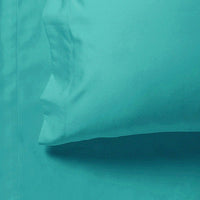 Thumbnail for 1000TC Ultra Soft Fitted Sheet & 2 Pillowcases Set - Double Size Bed - Teal