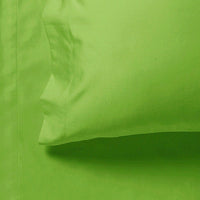 Thumbnail for 1000TC Ultra Soft Fitted Sheet & 2 Pillowcases Set - Double Size Bed - Green