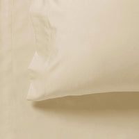 Thumbnail for 1000TC Ultra Soft Fitted Sheet & 2 Pillowcases Set - Double Size Bed - Beige