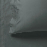 Thumbnail for 1000TC Ultra Soft Fitted Sheet & 2 Pillowcases Set - Double Size Bed - Charcoal