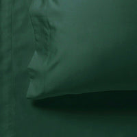 Thumbnail for 1000TC Ultra Soft Fitted Sheet & 2 Pillowcases Set - King Size Bed - Dark Green