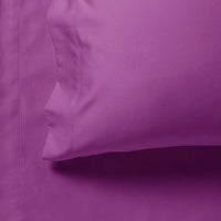 Thumbnail for 1000TC Ultra Soft Fitted Sheet & 2 Pillowcases Set - Queen Size Bed - Purple