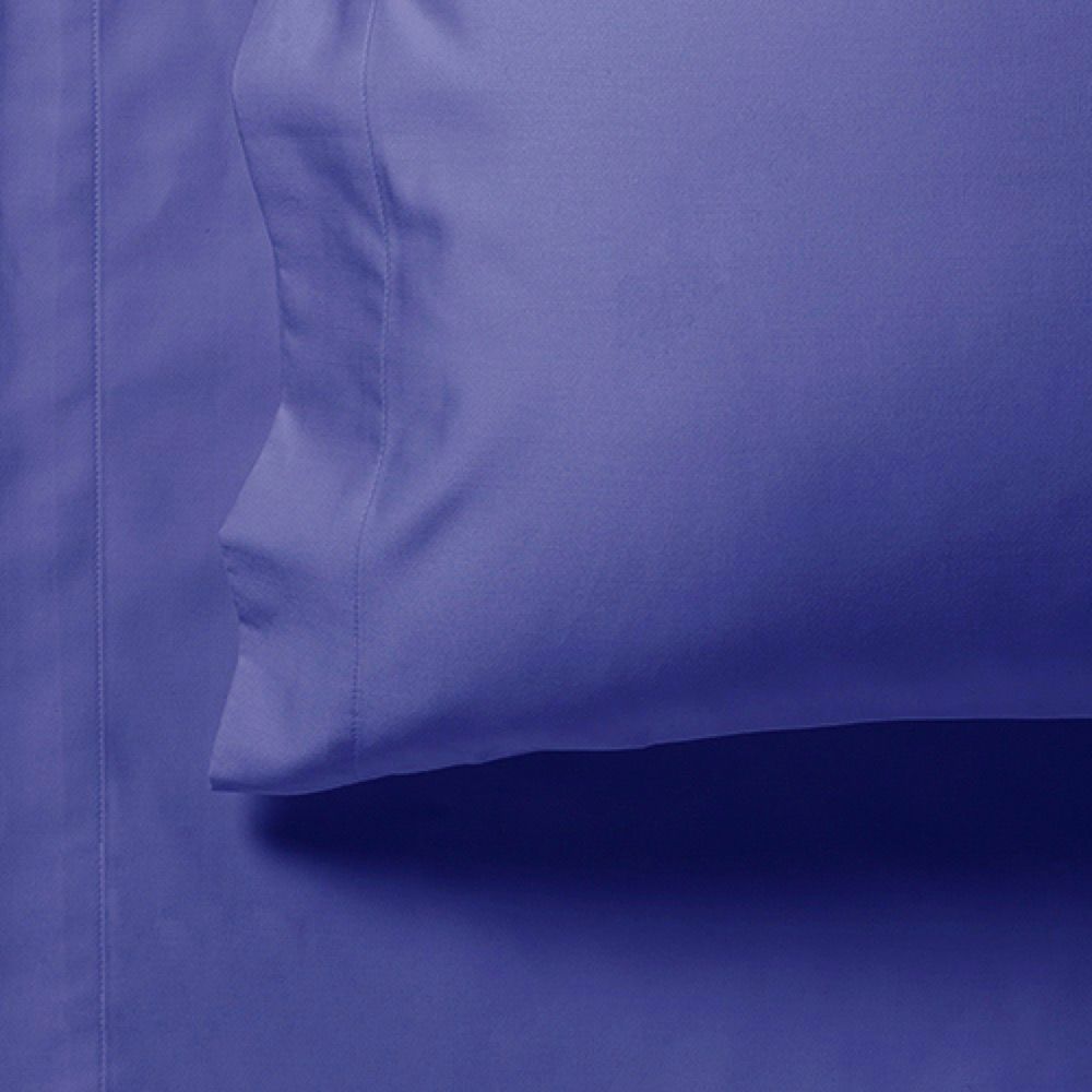 1000TC Ultra Soft Fitted Sheet & Pillowcase Set - Single Size Bed - Royal Blue