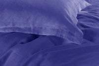 Thumbnail for 1000TC Tailored Double Size Royal Blue Duvet Doona Quilt Cover Set