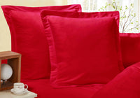 Thumbnail for 1000TC Premium Ultra Soft European Pillowcases 2-Pack Red