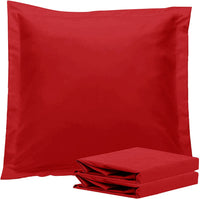 Thumbnail for 1000TC Premium Ultra Soft European Pillowcases 2-Pack Red