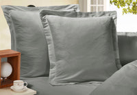 Thumbnail for 1000TC Premium Ultra Soft European Pillowcases 2-Pack Grey