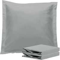 Thumbnail for 1000TC Premium Ultra Soft European Pillowcases 2-Pack Grey