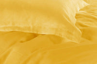 Thumbnail for Tailored 1000TC Ultra Soft King Size Yellow Duvet Doona Quilt Cover Set