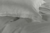 Thumbnail for 1000TC Tailored King Size Grey Duvet Doona Quilt Cover Set