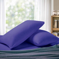 Thumbnail for 1000TC Premium Ultra Soft King size Pillowcases 2-Pack - Royal Blue