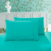 Thumbnail for 1000TC Premium Ultra Soft King size Pillowcases 2-Pack - Teal