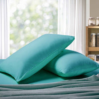 Thumbnail for 1000TC Premium Ultra Soft King size Pillowcases 2-Pack - Teal