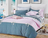 Thumbnail for Pink Dots Double Size Bed Quilt/Doona/Duvet Doona Duvet Cover Set