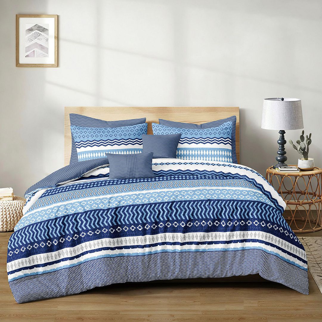 Olsen Queen Size Quilt/Doona/Duvet Cover Set