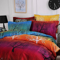 Thumbnail for Rainbow Tree Super King Size Bed Quilt/Doona/Duvet Cover Set