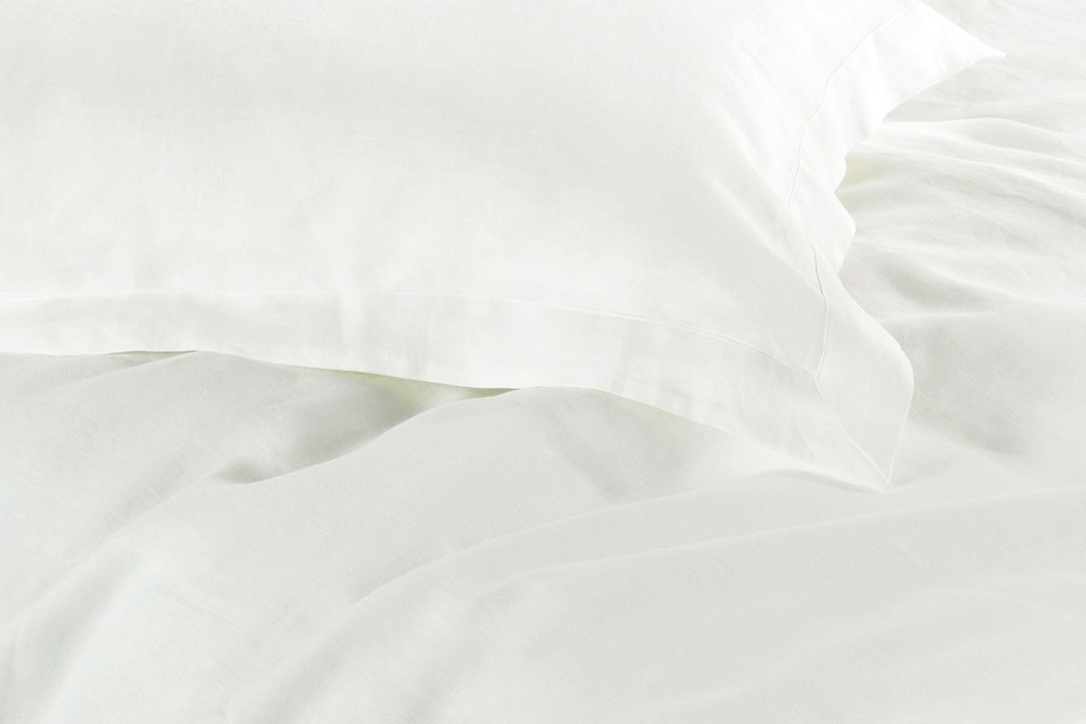 1000TC Tailored Super King Size White Duvet Doona Quilt Cover Set