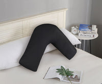 Thumbnail for 1000TC Premium Ultra Soft V SHAPE Pillowcase - Black